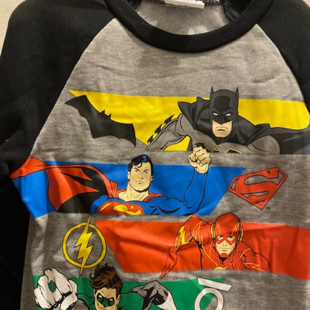 Justice League 2pc Sweatshirt with sweat pants set size (5/6)